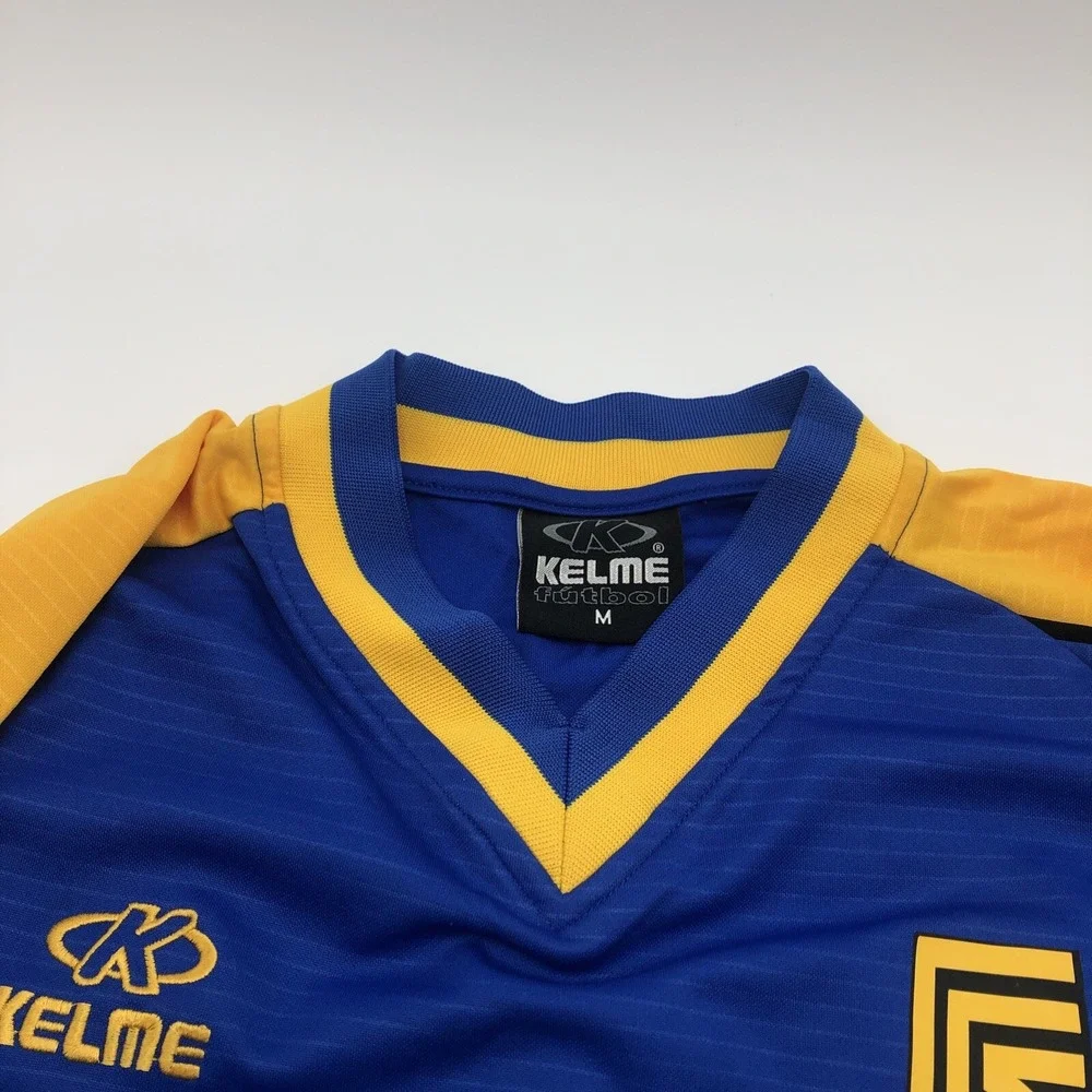 Fusion Fc Soccer Game Jersey Kelme Aqua Breathe Medium Blue Used Number51 Futbol